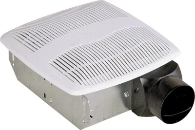 AIR KING AMERICA Air King AS50 Exhaust Fan, 7-1/4 in L, 7-1/4 in W, 0.9 A, 120 V, 1-Speed, 50 cfm