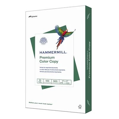 Hammermill Premium Color Copy Paper 28lb 500 Sheets 11x17 Super Bright White - Image 1 of 4