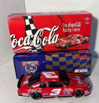 Nascar  Coca Cola Coke 3  DieCast Bank Dale Earnhart Action 1/24  in box - Image 1 of 3