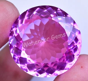FLAWLESS 73.30 Ct Natural Mogok Pink Ruby Round CERTIFIED Stunning Gemstone - Bild 1 von 8
