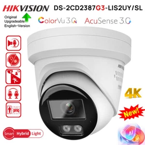 Hikvision 4K 8MP ColorVu3.0 IP Camera 2-way Audio Alarm DS-2CD2387G3-LIS2UY/SL - Picture 1 of 21