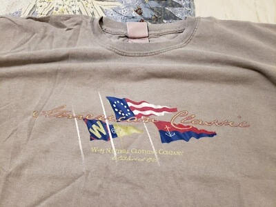 Camiseta De Colección Nautical Outfitters Para Hombre Grande Gris Gráfico ¡NUEVA CON ETIQUETAS! Foto 1 de 4