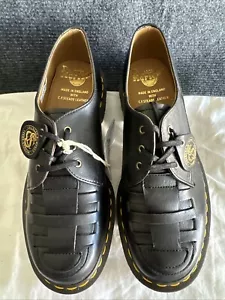 Doc Martens schwarze Oxford-Schuhe hergestellt in England, brandneu, Herrengröße 9 " - Bild 1 von 9