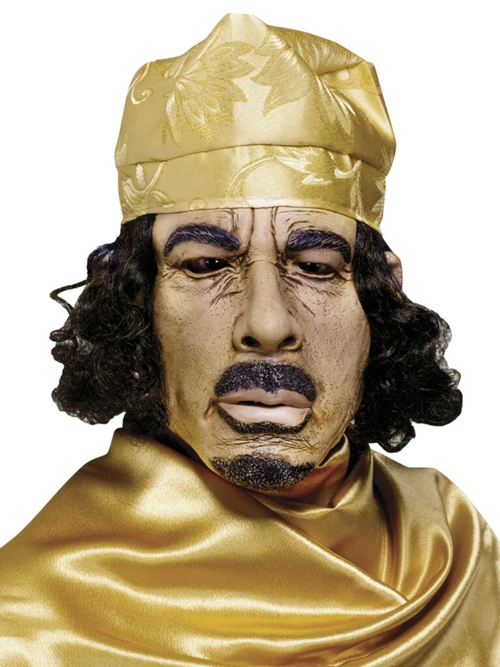Daffy Gaddafi Adult Latex Mask - Image 1 of 1