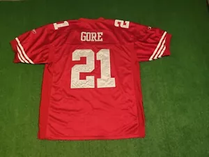 San Francisco 49ers Frank Gore Reebok On Field Jersey Red Size 54 XL - Picture 1 of 8