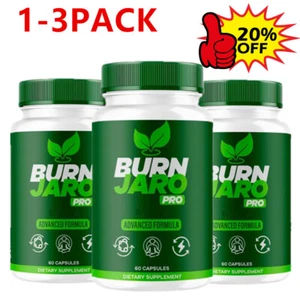 1-3 PACK BURN JARO Pro para bajar de peso - Pastillas de sal rosa Burn Jarow 60 cápsulas - Imagen 1 de 13