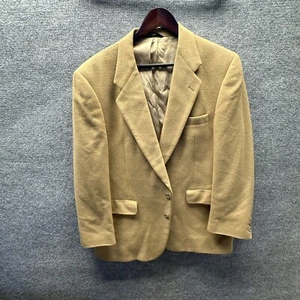 Kingsridge Blazer Men Size 40 Tan  Camel hair Union USA Vintage Business Casual - Picture 1 of 12