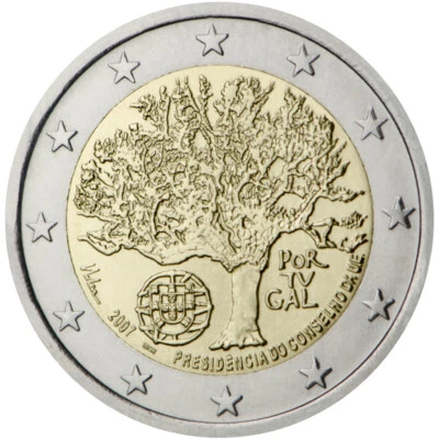 2007 Portugal € 2 Euro UNC Coin Presidency of Council of European Union - Image 1 of 2
