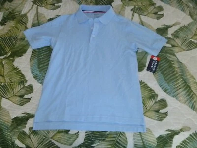 NEW NWT YOUTH FRENCH TOAST POLO GOLF SHIRT SHORT SLEEVE SCHOOL UNIFORM BLUE - Image 1 of 4