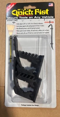 QUICK FIST Mini Clamp for mounting tools & equipment 5/8' - 1-3/8' diameter. - Image 1 of 2