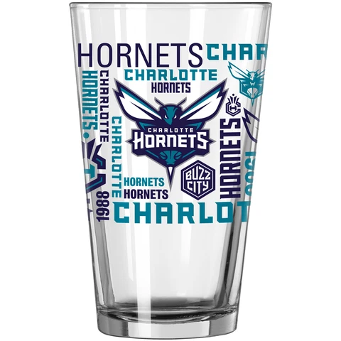 Charlotte Hornets 16oz. Team Spirit Pint Glass Cover