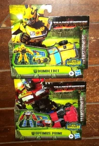 Transformers: Rise of the Beasts- OPTIMUS PRIME/BUMBLEBEE Beast Alliance Figures - Picture 1 of 3