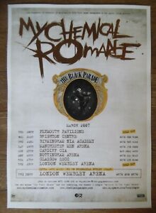 My Chemical Romance - live music show 2007 promotional tour concert gig poster