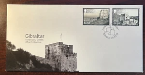 Gibraltar #1595-96: FDC Europa 2017 Castles, 2 stamps on one cover - Picture 1 of 1