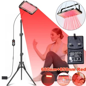 660nm 850nm Infrared Red Light Full Body Pain Relief 96LED Therapy Lamps Panel - Picture 1 of 16