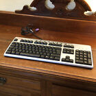Vintage Compaq KB-0133 271122-031 PS/2 Keyboard (Silver, QWERTY UK PC Tilt Retro