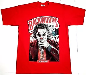 T-Shirt BACKWOODS JOKER Marihuana Rauch Unkraut stumpf aufrollbar Wrap T-Shirt Herren neu - Bild 1 von 2
