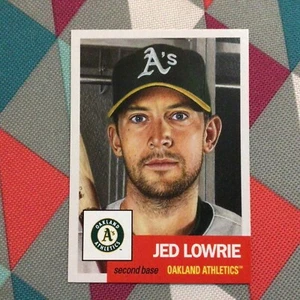 2018 Topps Living set Jed Lowrie #81 angels 1953 design only 4348 made - Picture 1 of 2