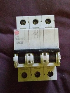 Wylex PSB310-D D10 10 AMP 10 KA dreipoliger MCB-Schutzschalter  - Bild 1 von 5