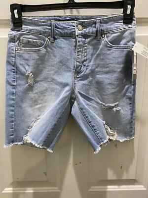 New!energie Distressed Medium Wash Bermuda Shorts. Size 5. Great Casual Shorts! - Image 1 of 3