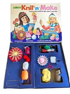 Toy Fingers Knit 'n' Make Arrow Games Ltd muy raro de colección - Imagen 1 de 7
