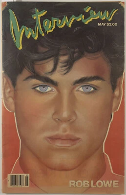 Rob Lowe PETER BEARD Bruce Weber MOLLY RINGWALD Man Ray DURAN Interview magazine - Image 1 of 4