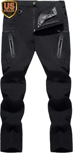 Men'S Lightweight Hiking Tactical Pants Waterproof Quick Dry Cargo Work Rain Out - Picture 1 of 7