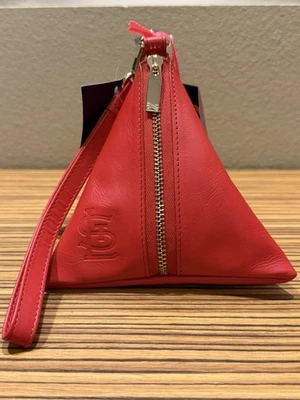NUEVO Muñequera y Estuche Lusso Genuino Merchandisse de los Cardenales de San Luis Foto 1 de 4