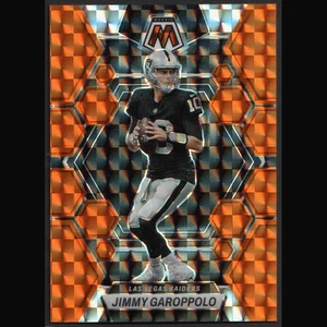 JIMMY GAROPPOLO 2023 Panini Mosaic #118 Orange Mosaic Prizm /199 LV Raiders - Picture 1 of 2