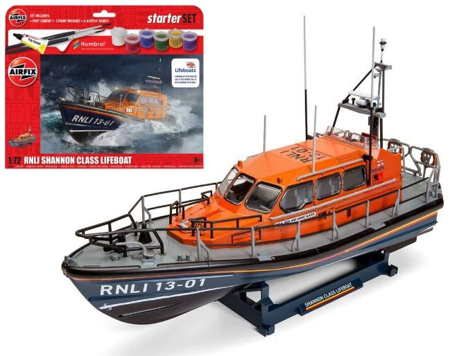 RNLI SHANNON CLASS LIFEBOAT STARTER SET KIT 1:72 - Immagine 1 di 1