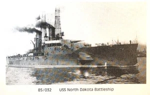 1989 Picture Postcard - USS North Dakota Battleship - Reproduction Card - #-7740 - Picture 1 of 16