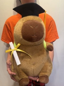 15.75" 2025 Graduation Capybara soft Plush Toy Graduates - Picture 1 of 13