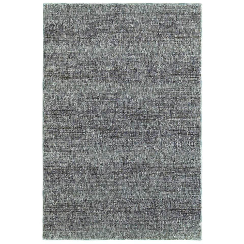 Blue Solid Single Color Borderless Monotone Door Mat 8033J - Aprx 1' 10" x 3' 2" - Image 1 of 1