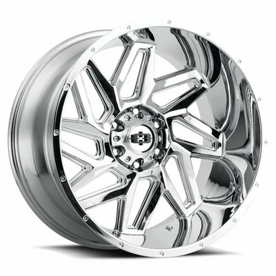 Llanta cromada 22" Vision Off-Road 361 Spyder 22x10 8x170 para camioneta Ford -19 mm Foto 1 de 4