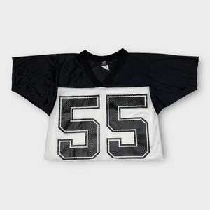 Black & White Practice Jersey 55 Size 10  Youth Halloween Sportswear Indy Knit - Picture 1 of 4