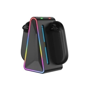 4 in 1 Smart Charger for NS2 Controllers with RGB For Lighting Features - Zdjęcie 1 z 7