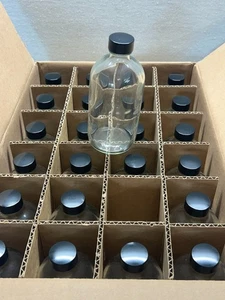 24 X QORPAK GLC-02214 8 OZ, 240 ML SICHERHEITSBESCHICHTETE FLASCHEN - Bild 1 von 4