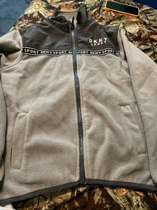 Preowned Light N Dark GreyDkny Sport Light Weight Jacket Boys Size Medium 10/12 - Picture 1 of 3