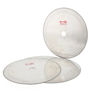 10'' inch Gem Stone Cutting Saw Diamond Lapidary Trim Blade Cutter Disc Tools - Picture 1 of 32