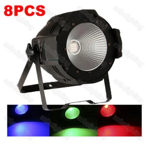 8x 200W RGB 3in1 COB Led Par Wash Light DMX 200W Led Stage COB Par Light Theater - Picture 1 of 6