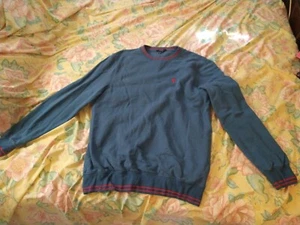 Ferrari OEM Official Sweatshirt 2xl XXL bläulich rot Streifen bestickt   - Bild 1 von 22