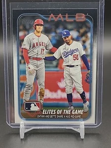 2024 Topps Elites of the Game Ohtani & Betts Share a Hug Mid-Game MLB  - Bild 1 von 1