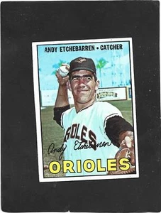 1967 Topps MLB # 457 Andy Etchebarren - Picture 1 of 2