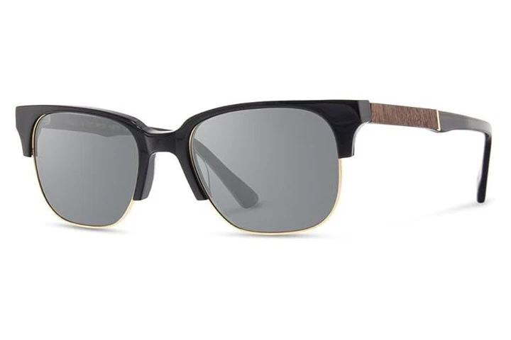 Gafas de sol polarizadas SHWOOD Newport 52 mm - acetato con incrustación de madera Foto 1 de 4