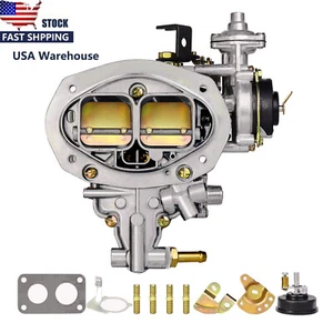 2 Barrel 32/36 Dfev Progressive Carburetor E/choke For Weber Vw Bug Fiat Ford - Picture 1 of 10