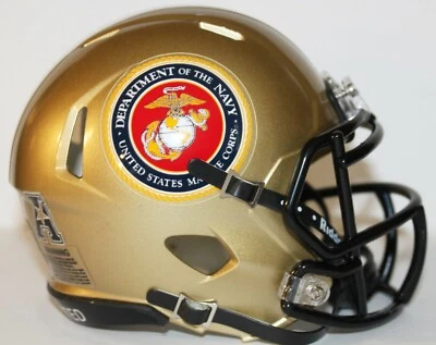 2016 UCF Central Florida Knights Marine Corps Custom Riddell Mini Helmet - Image 1 of 4