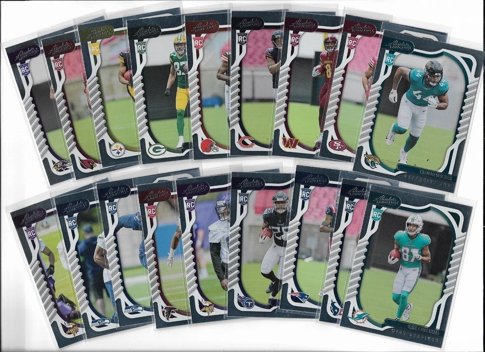 2022 Absolute Football  Rookie  Singles+Green  Complete Your Set      Free Ship - Image 1 of 1