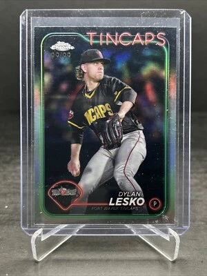 2024 Pro Debut Chrome Refractor 99/99 Dylan Lesko #PDC-139 - Image 1 of 2