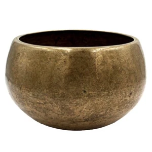 40 Years Antique 7" Hand Beaten Mani Singing Bowl Buddhist Tibetan Vintage Nepal - Picture 1 of 7