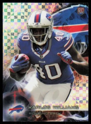 2015 Topps Platinum Xfractor Karlos Williams Rookie Buffalo Bills #129 - Image 1 of 2